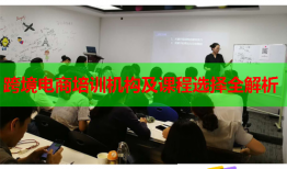 跨境電商培訓(xùn)機(jī)構(gòu)及課程選擇全解析