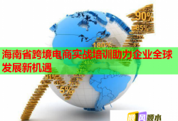 海南省跨境電商實戰(zhàn)培訓助力企業(yè)全球發(fā)展新機遇