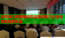 深圳海口跨境電商實戰(zhàn)培訓(xùn)助力企業(yè)全球發(fā)展新機遇