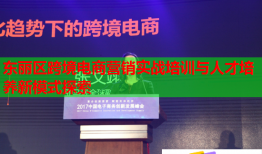 東麗區(qū)跨境電商營銷實(shí)戰(zhàn)培訓(xùn)與人才培養(yǎng)新模式探索