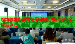 廊坊跨境電商營(yíng)銷(xiāo)實(shí)戰(zhàn)培訓(xùn)提升企業(yè)全球競(jìng)爭(zhēng)力