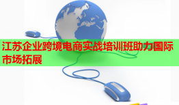 江蘇企業(yè)跨境電商實(shí)戰(zhàn)培訓(xùn)班助力國(guó)際市場(chǎng)拓展