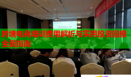 跨境電商培訓費用解析與實用投資回報全面指南