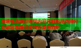 跨境電商培訓(xùn)課程內(nèi)容詳解包括市場分析運(yùn)營策略實(shí)操技巧案例分析