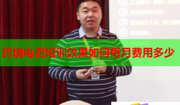 跨境電商培訓效果如何每月費用多少