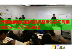跨境電商培訓(xùn)時間解析及高效學習周期建議三十天至百日規(guī)劃