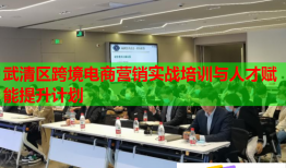 武清區(qū)跨境電商營(yíng)銷(xiāo)實(shí)戰(zhàn)培訓(xùn)與人才賦能提升計(jì)劃